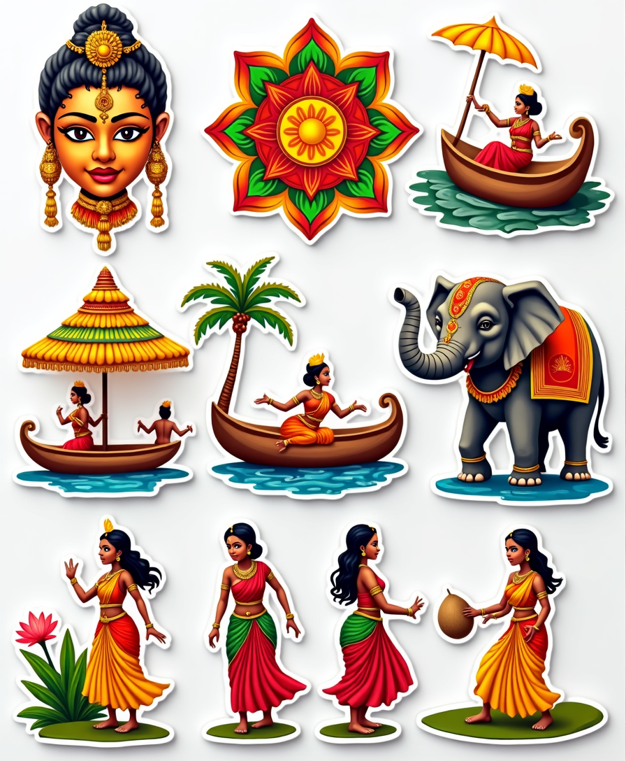Festive India - Sticker Sheet v9